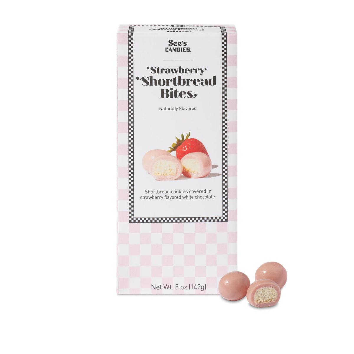 Strawberry Shortbread Bites