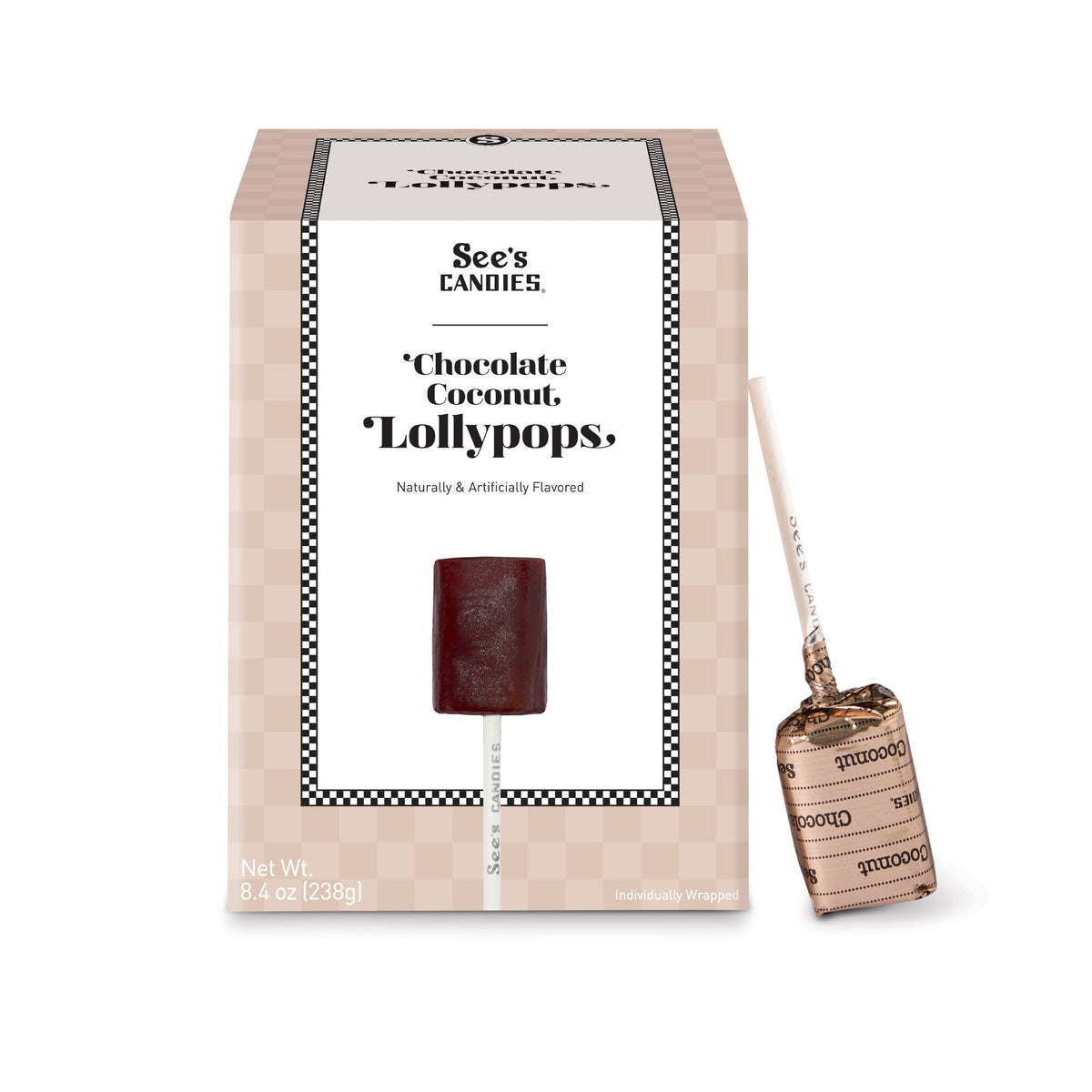 Chocolate Coconut Lollypops